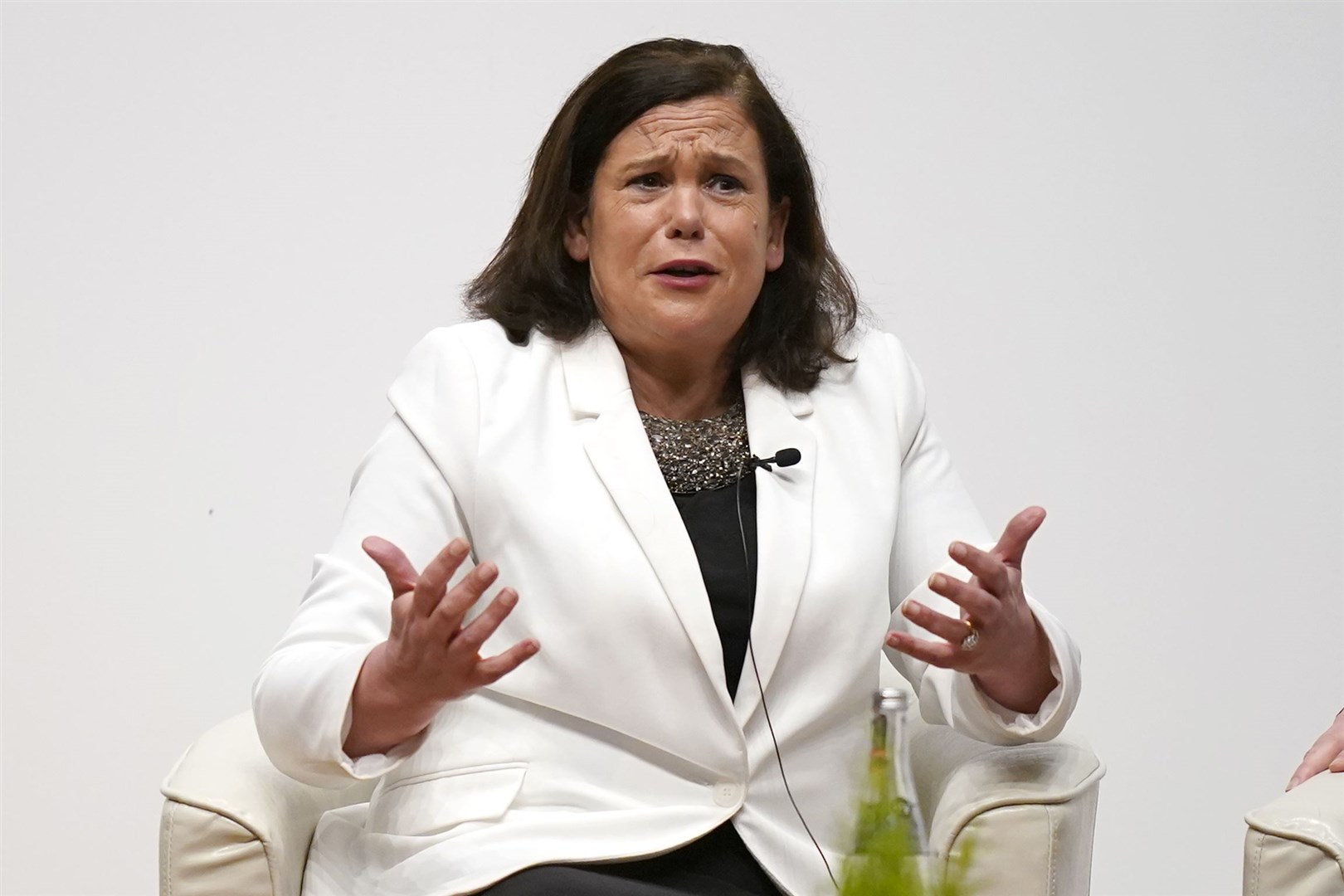 Sinn Fein Party leader Mary Lou McDonald hit out at Government housing policy (Niall Carson/PA)