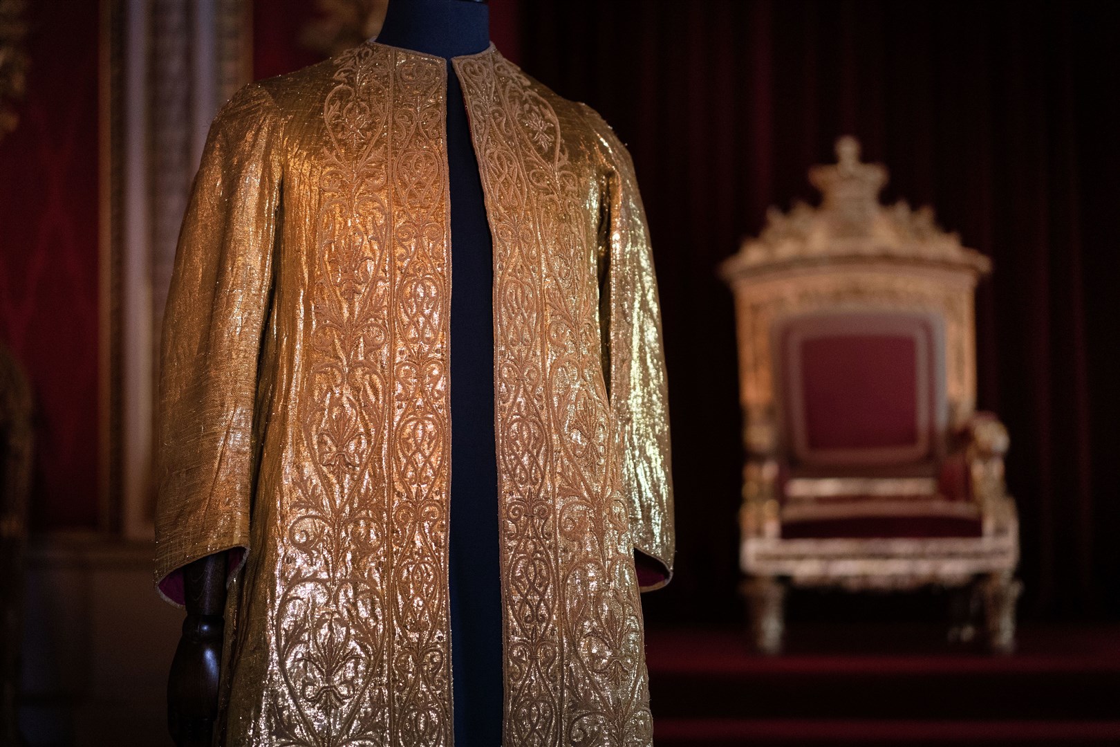 The Supertunica which forms part of the Coronation Vestments (Victoria Jones/PA)