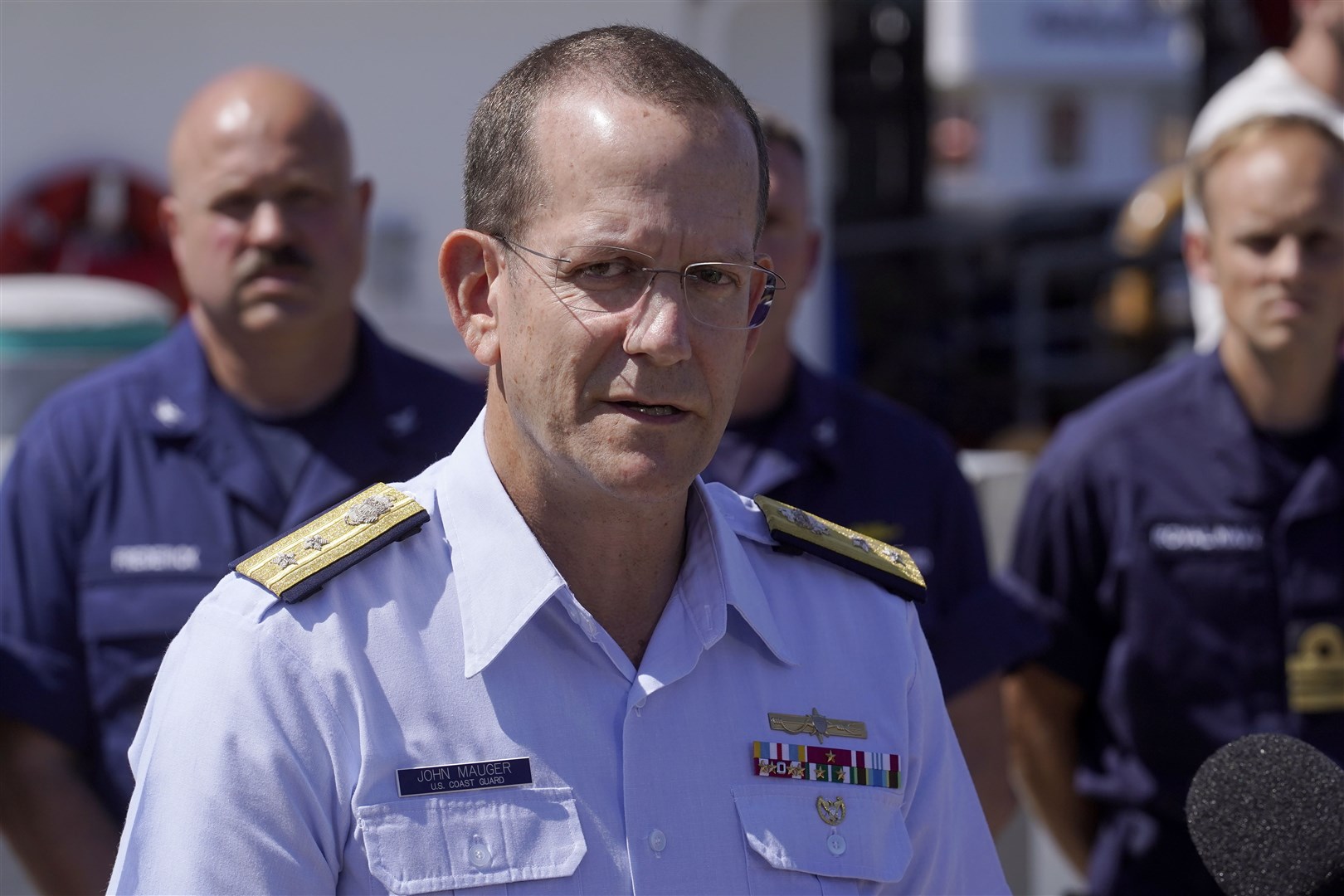 US Coast Guard Rear Admiral John Mauger (Steven Senne/AP)