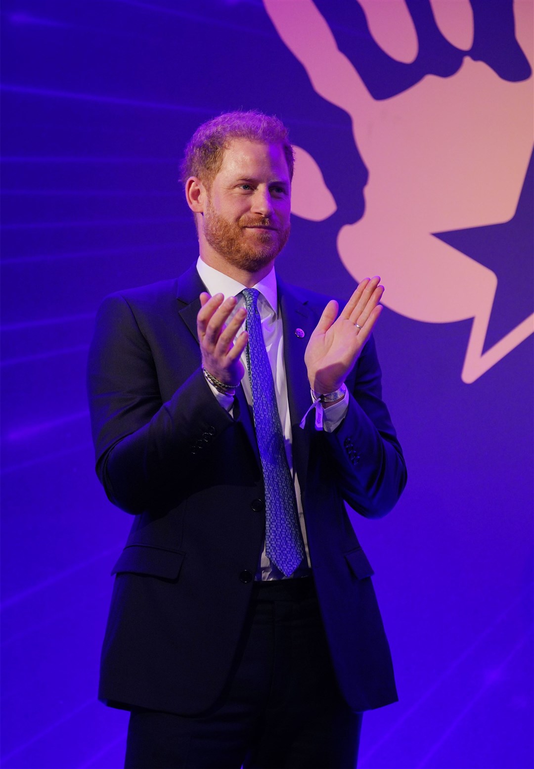 The Duke of Sussex on stage during the annual WellChild Awards 2023 (Yui Mok/PA)