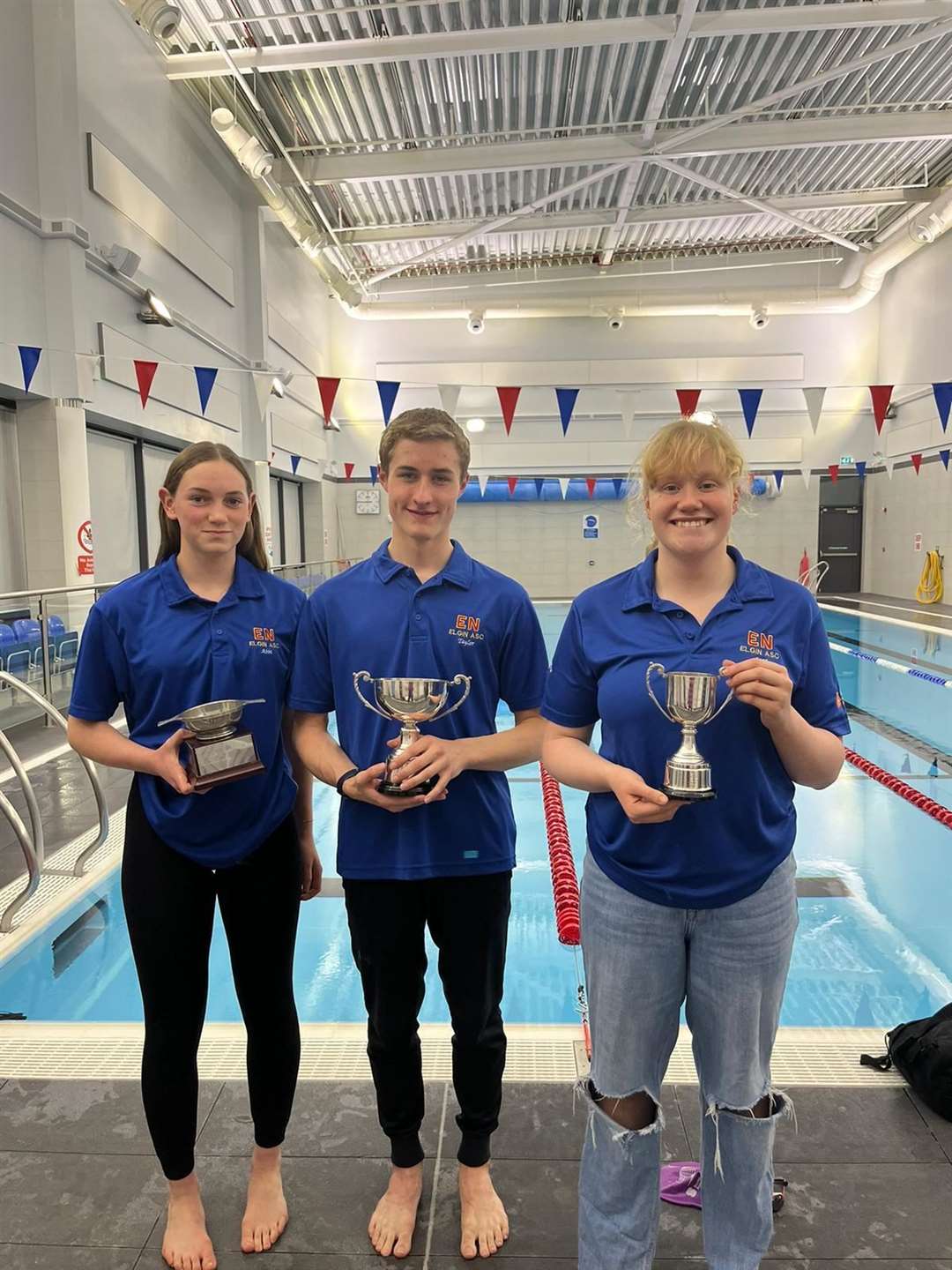 Three award winners were crowned for Elgin Amateur Swimming Club: Abbi Mitchell, Taylor Sinclair, Jessica Powell.