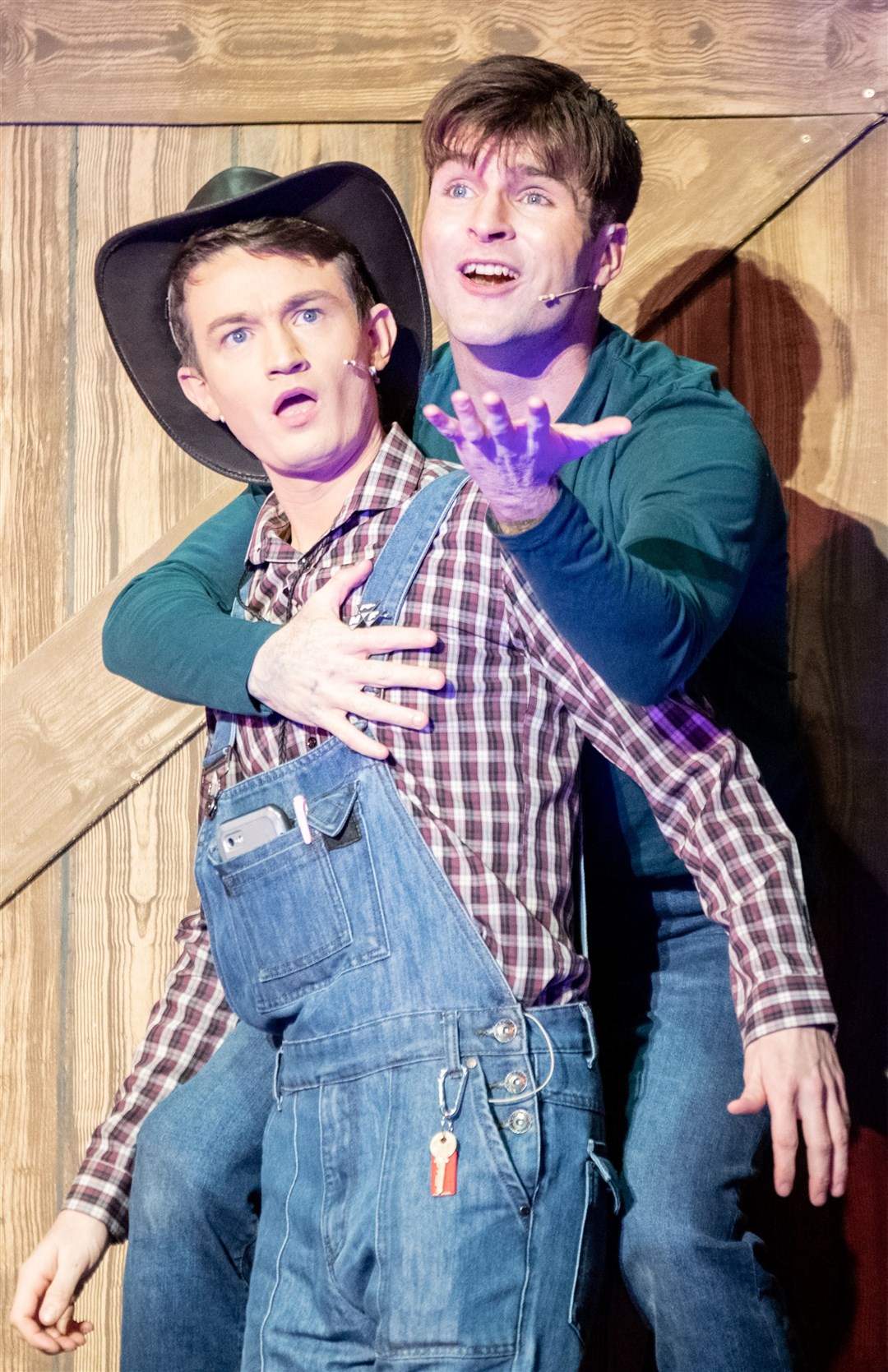 Willard (Brodie Young)and Ren (Grant Dobson). Elgin Musical Theatre perform 'Footloose' at Elgin Town Hall. Picture: Daniel Forsyth