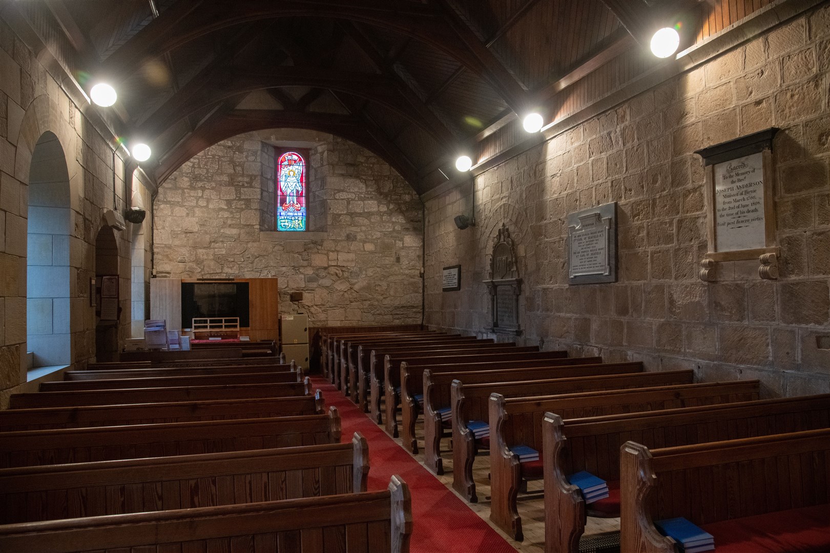 A testament to the skills of the craftsmen who built it, Birnie Church is still in remarkable condition after nearly 900 years. Picture: Daniel Forsyth.