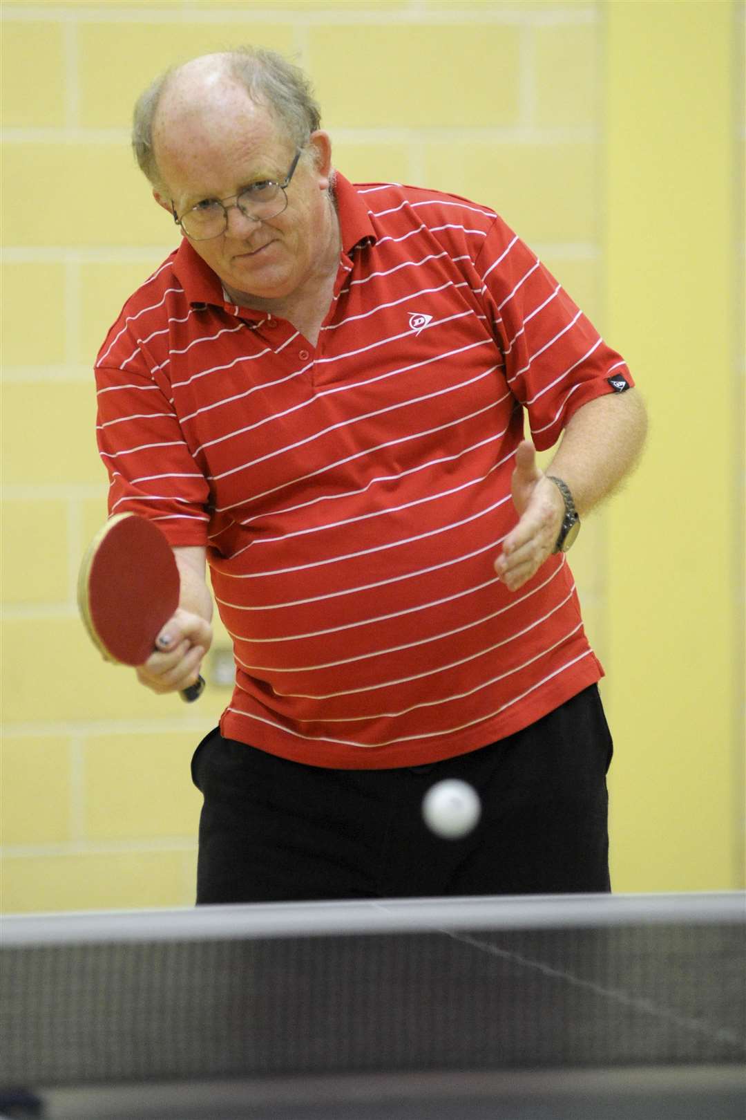 Senior Elgin Table Tennis Club...Ken Kennedy...Picture: Daniel Forsyth. Image No.039464.