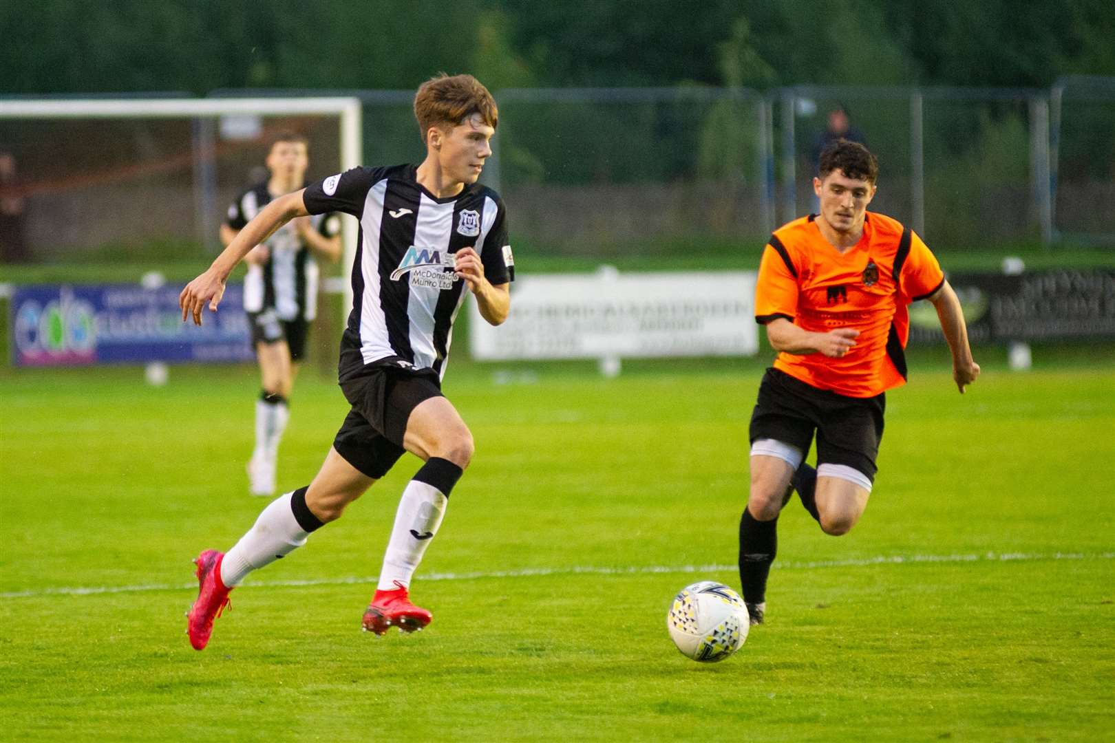 Fin, the younger brother of Brodie Allen, is an Elgin City first team player.  Photo: Daniel Forsyth ....