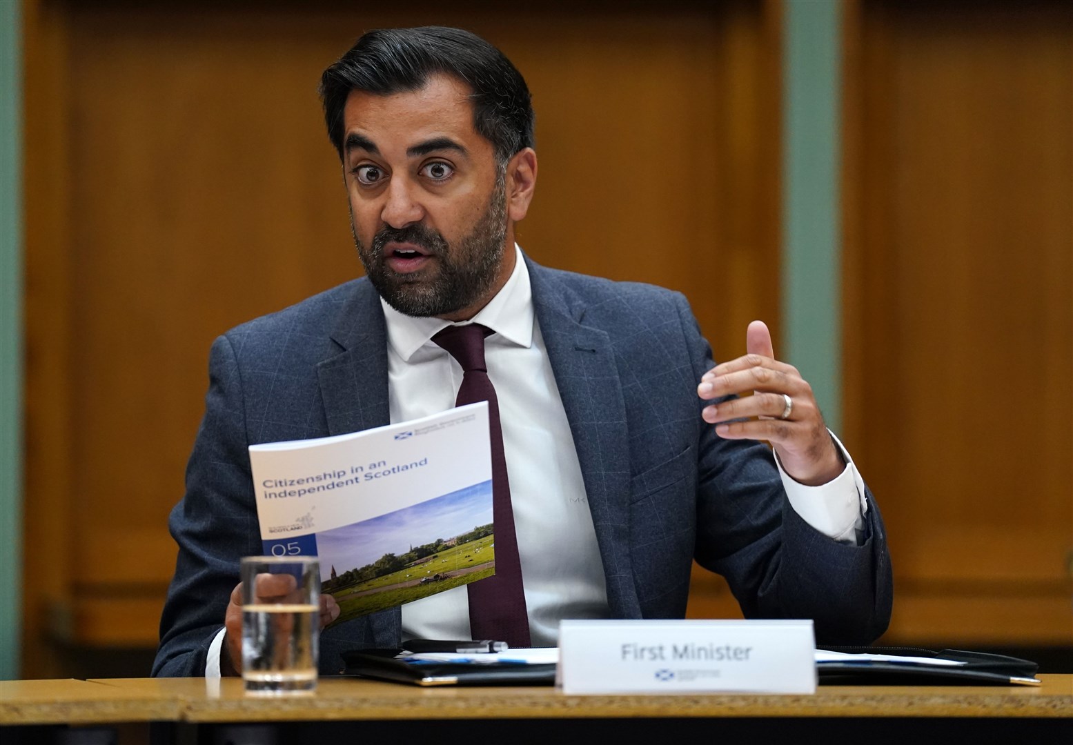 Humza Yousaf last week launched the latest Scottish Government paper aimed at making the case for independence (Andrew Milligan/PA)