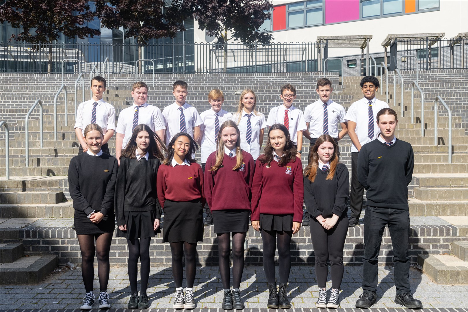 The record-breaking S5 cohort from Elgin Academy is now in S6...Picture: Beth Taylor.