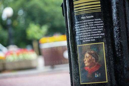 Mary Seacole is honoured on the postbox (Tom Wren/South West News Service/PA)