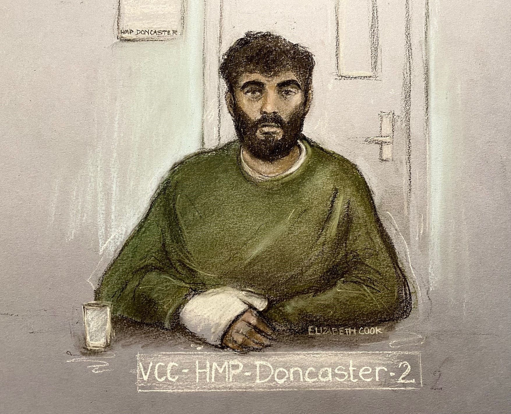 Hassan Jhangur was remanded in custody after Friday’s hearing (Elizabeth Cook/PA)