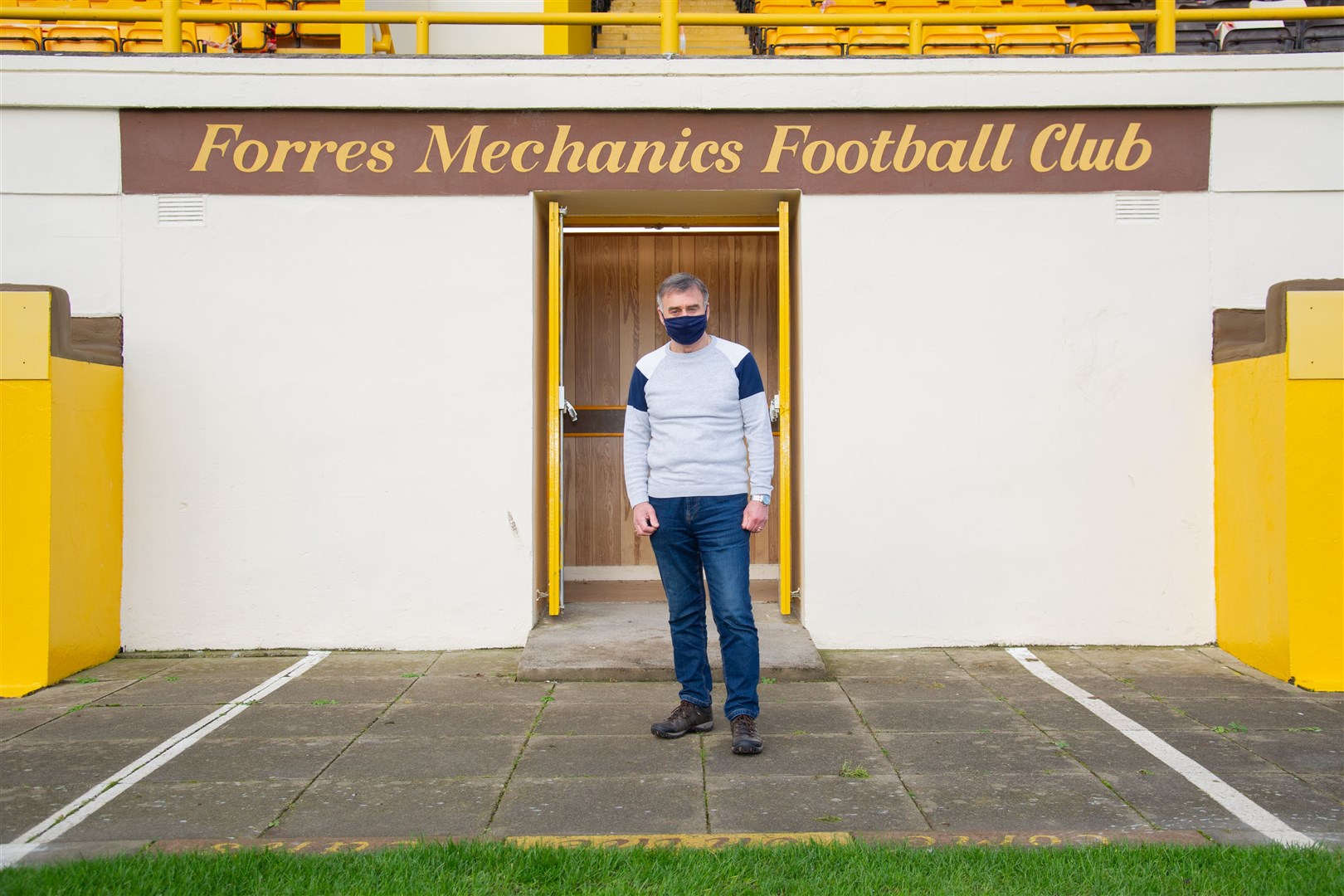 Forres Mechanics' chairman Dave MacDonald. ...Picture: Daniel Forsyth..
