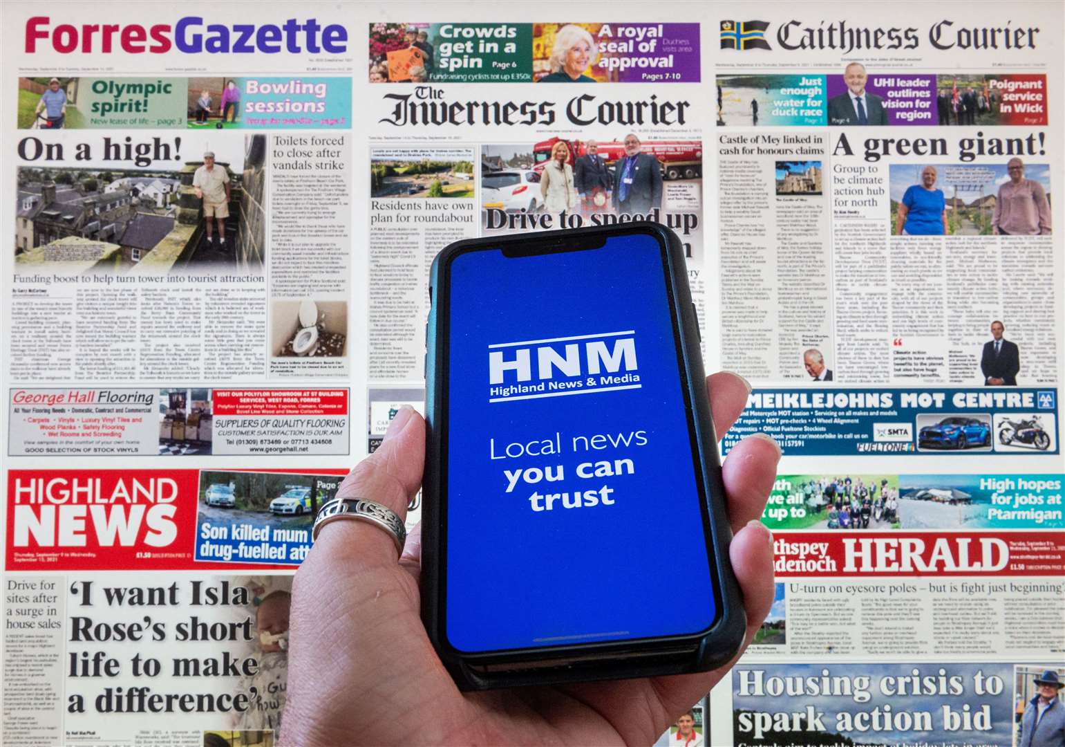 The new HNM app is just one way to access our great, local content. Picture: Gary Anthony.