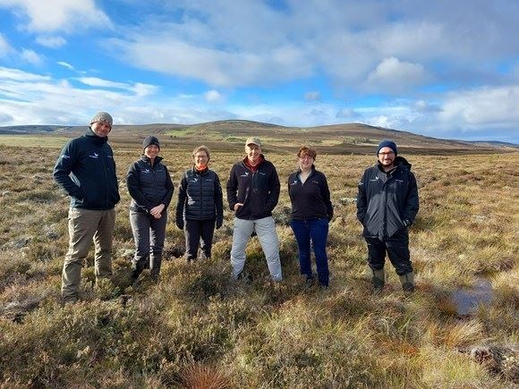The Cairngorms National Park Authority's Peatland ACTION team.