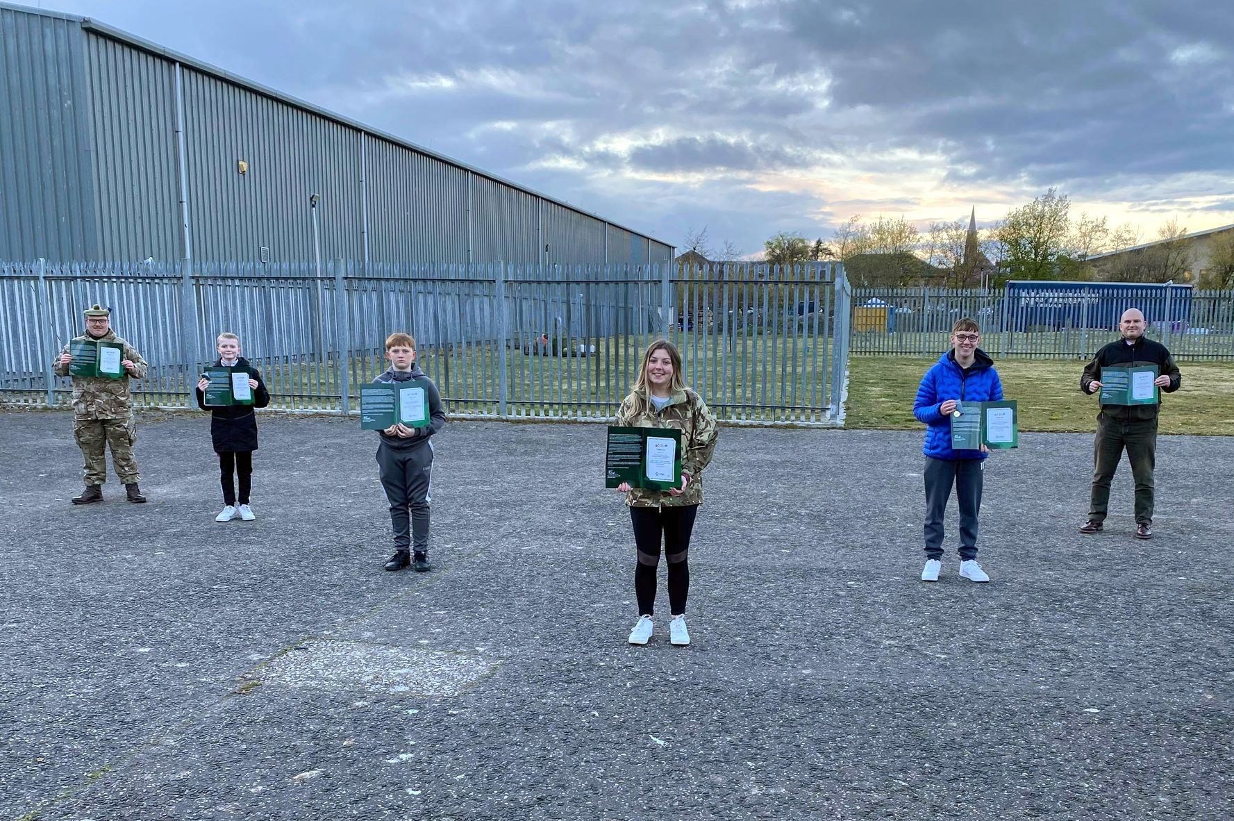 Six Guinness World Record certificates were awarded to members of the Elgin detachment who took part in an Army Cadets’ Official World Record attempt.
