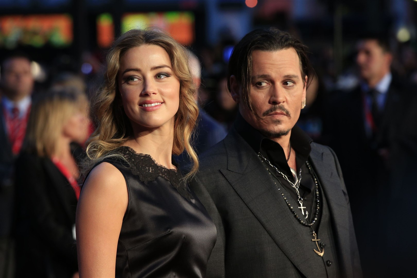 Johnny Depp and his ex-wife Amber Heard (Jonathan Brady/PA)