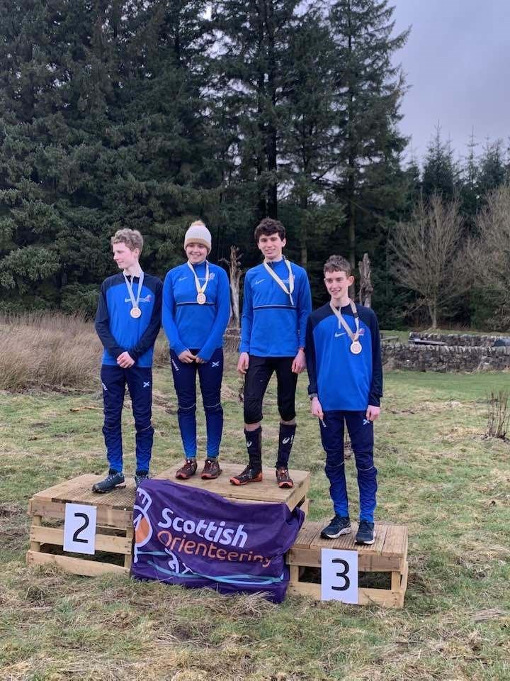Michael Bishendon finished third in the men's under 18s race.