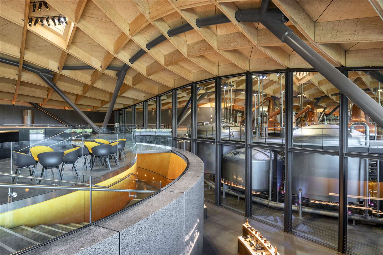 The Macallan Distillery and Visitor Experience, Craigellachie - contract value £140m (Rogers Stirk Harbour + Partners for Edrington). Picture: Joas Souza.
