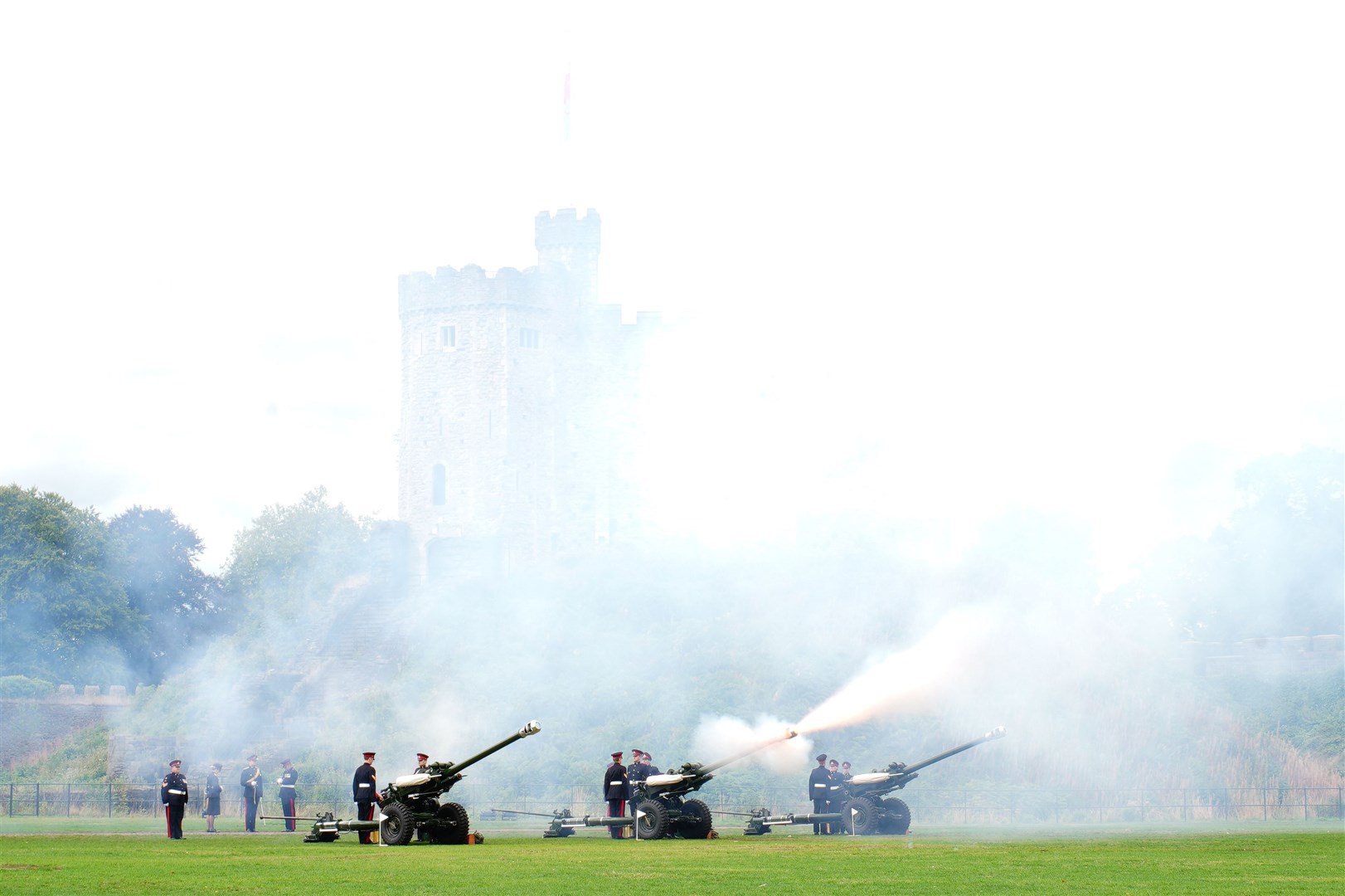 A 21-gun salute will be fired to mark King Charles III being proclaimed in Wales (Ben Birchall/PA)