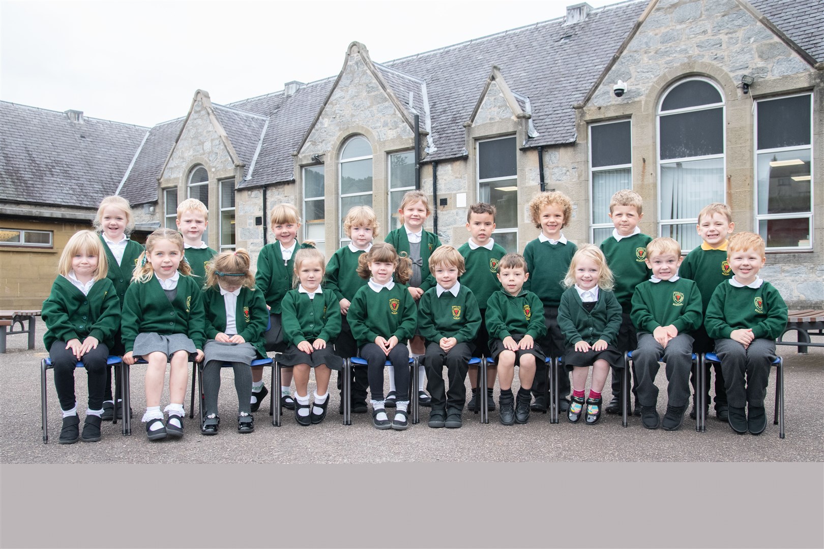 Mortlach Primary School Primary One photo 2022..Northern Scot PR1 Supplement...Picture: Daniel Forsyth.