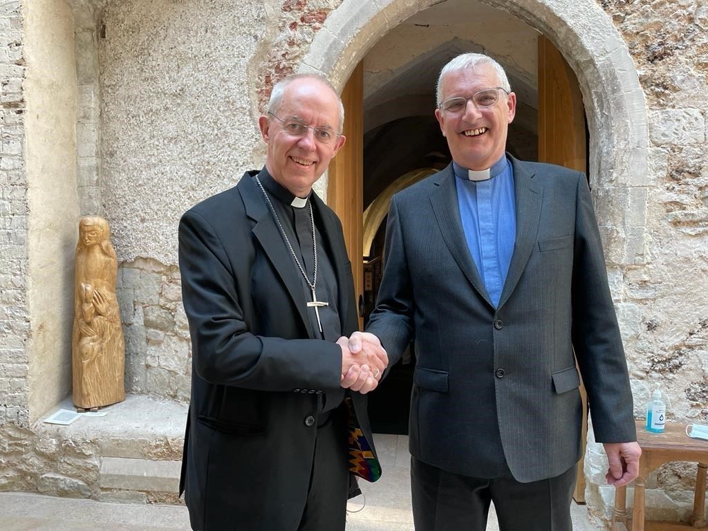 Archbishop of Canterbury Justin Welby (left) and Dr Iain Greenshields, Moderator of the Church of Scotland, will be joined by Pope Francis (Cameron Brooks/PA)