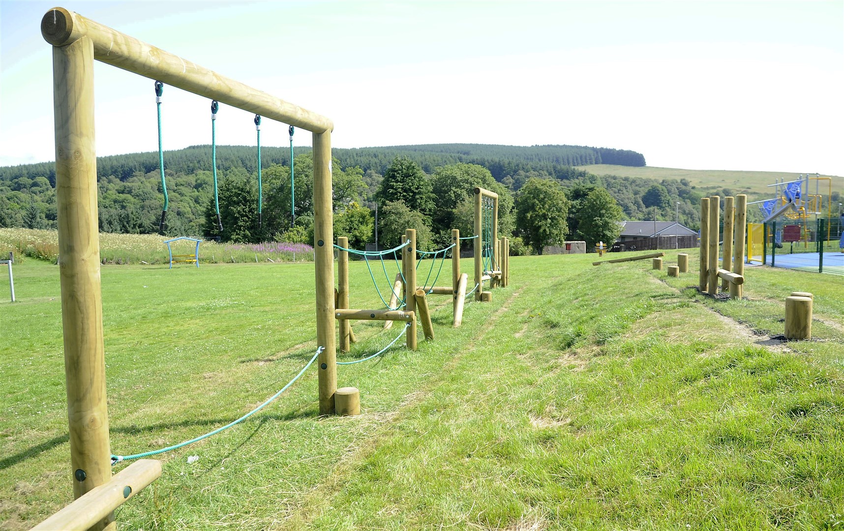 The obstacle course at Tininver Park...Picture: Becky Saunderson..