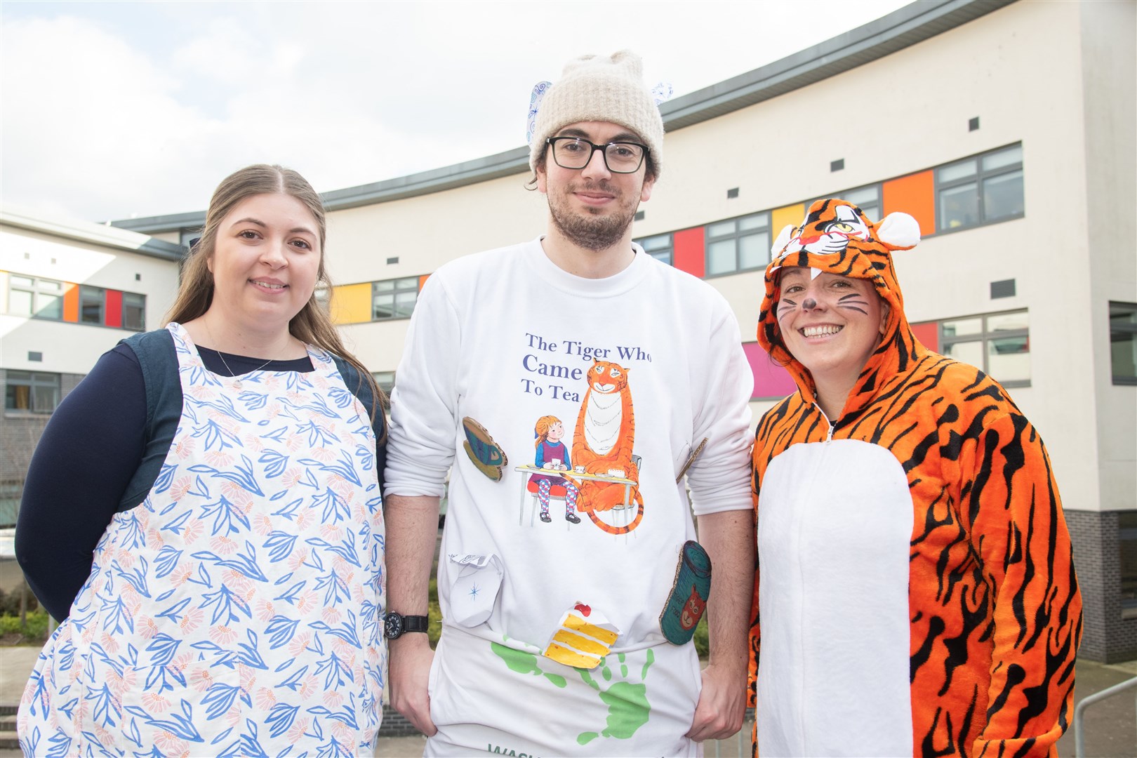 The Home Economics department came dressed as 'The Tiger Who Came to Tea'. Picture: Daniel Forsyth