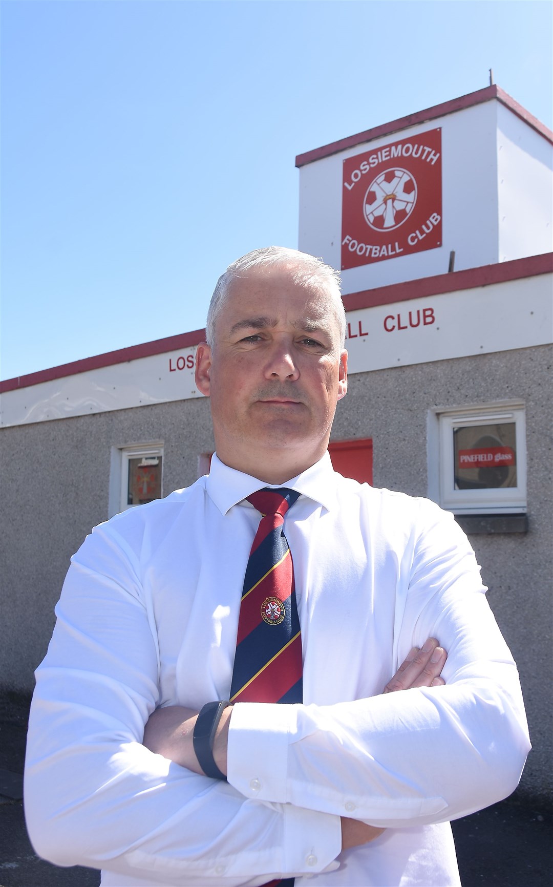 Lossiemouth boss Joe Russell. Picture: Becky Saunderson. Image No.041282.