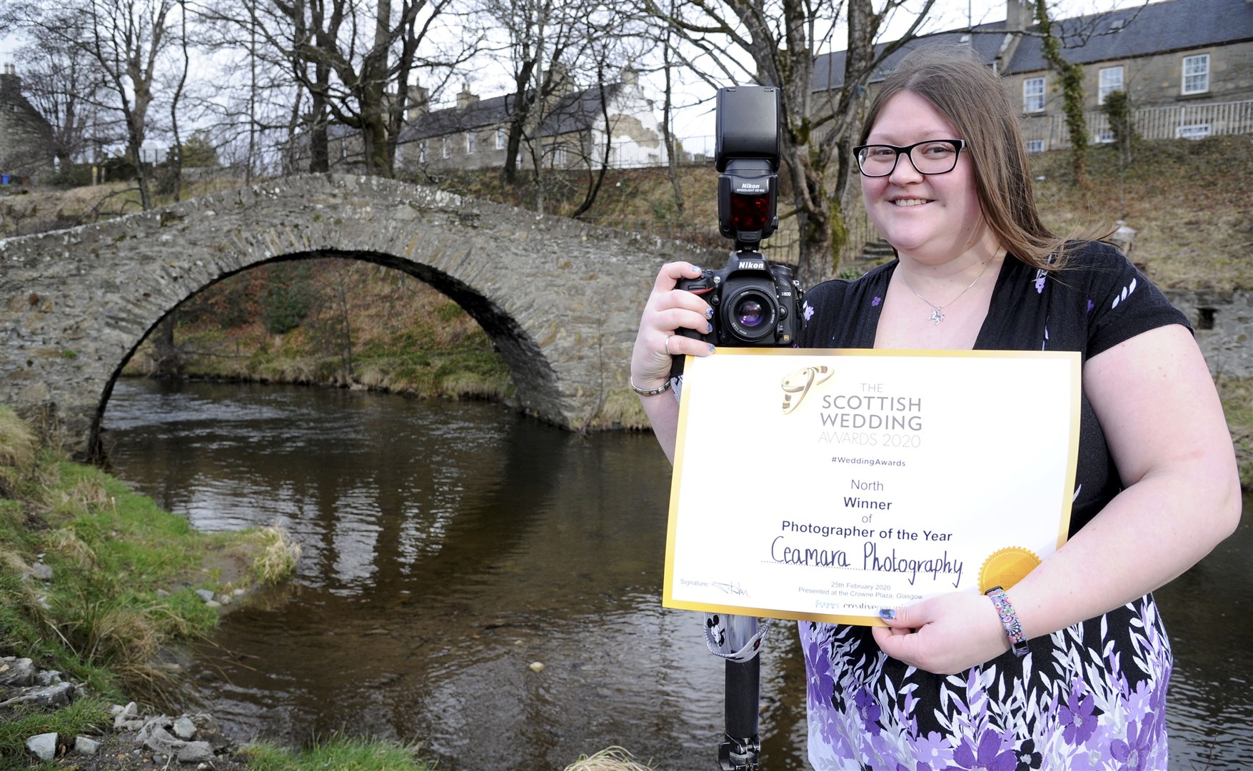 Morag Martin, from Keith, who won Scottish Wedding Photographer of the Year in 2020. Picture: Eric Cormack