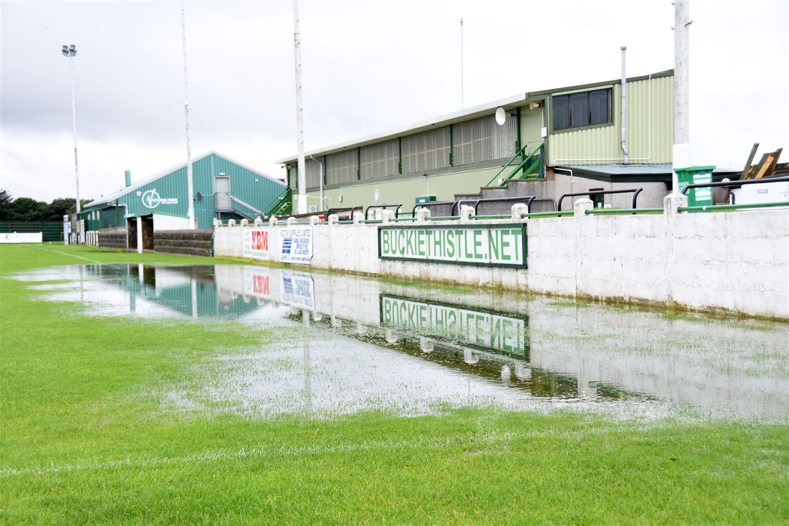 Victoria Park failed a pitch inspection for Buckie's cup clash against Locos. Picture: Becky Saunderson.
