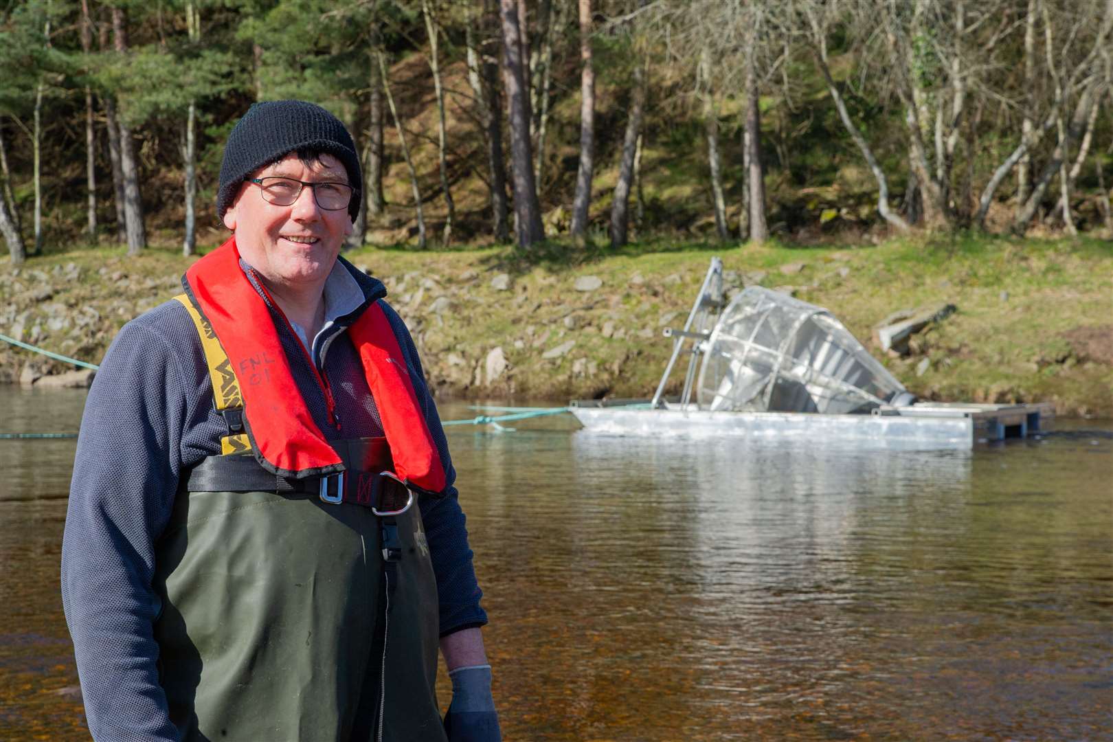 Bob Laughton of Findhorn, Nairn and Lossie Fisheries Trust.