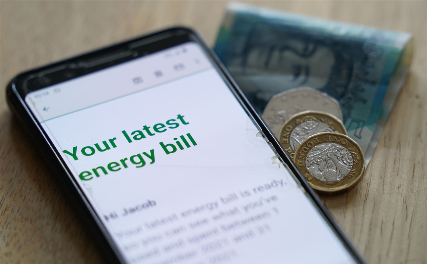 Energy bills will increase in April (PA)