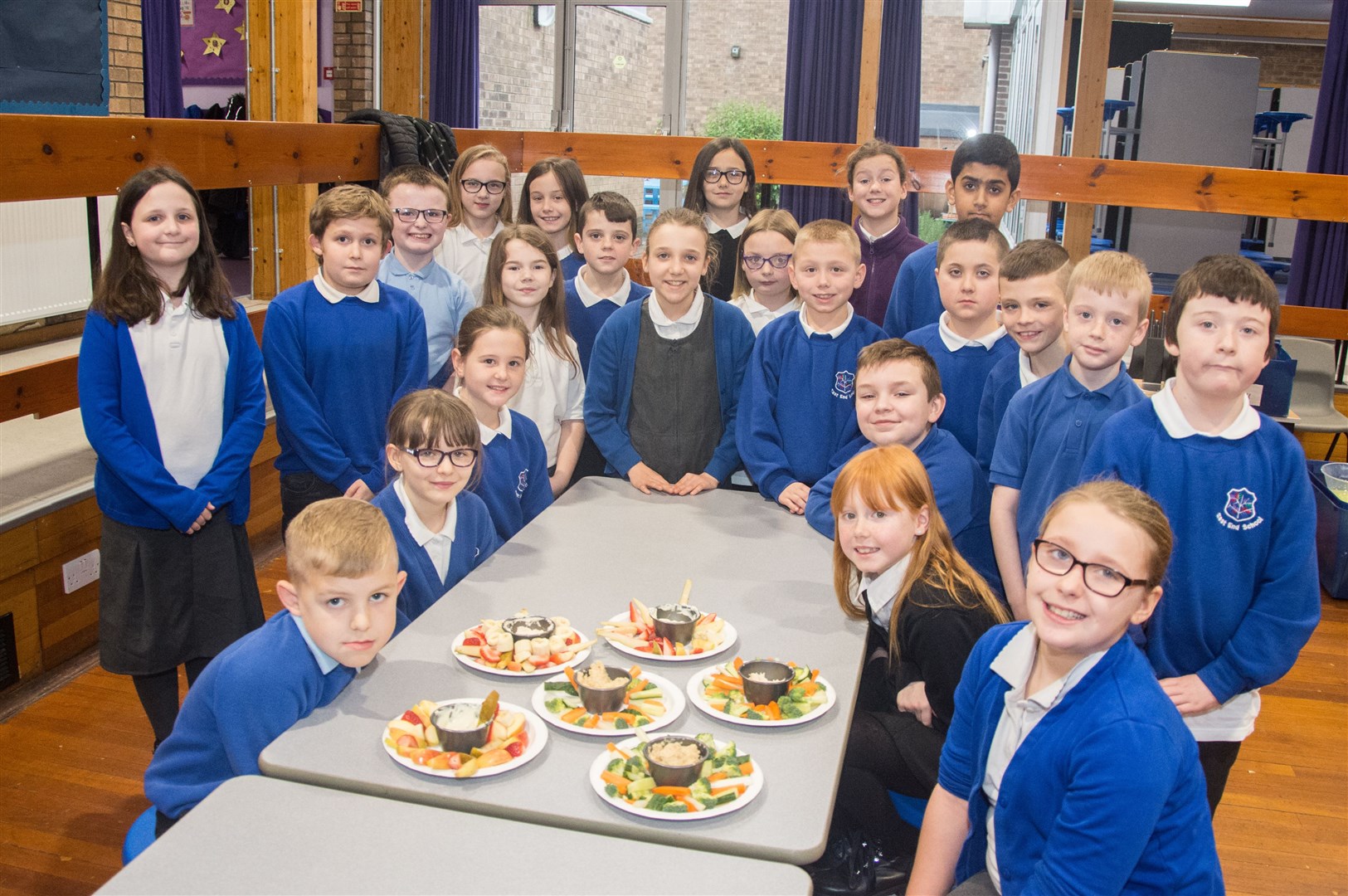 East End primary school teaching children how to cook after receiving money from Education Scotland...Picture: Becky Saunderson..