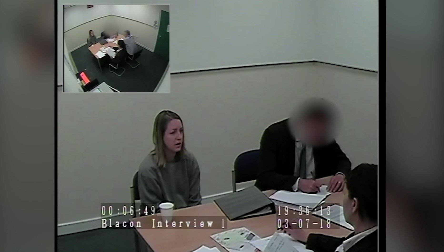 Footage has also been released of Lucy Letby being interviewed by detectives (Cheshire Constabulary/PA)