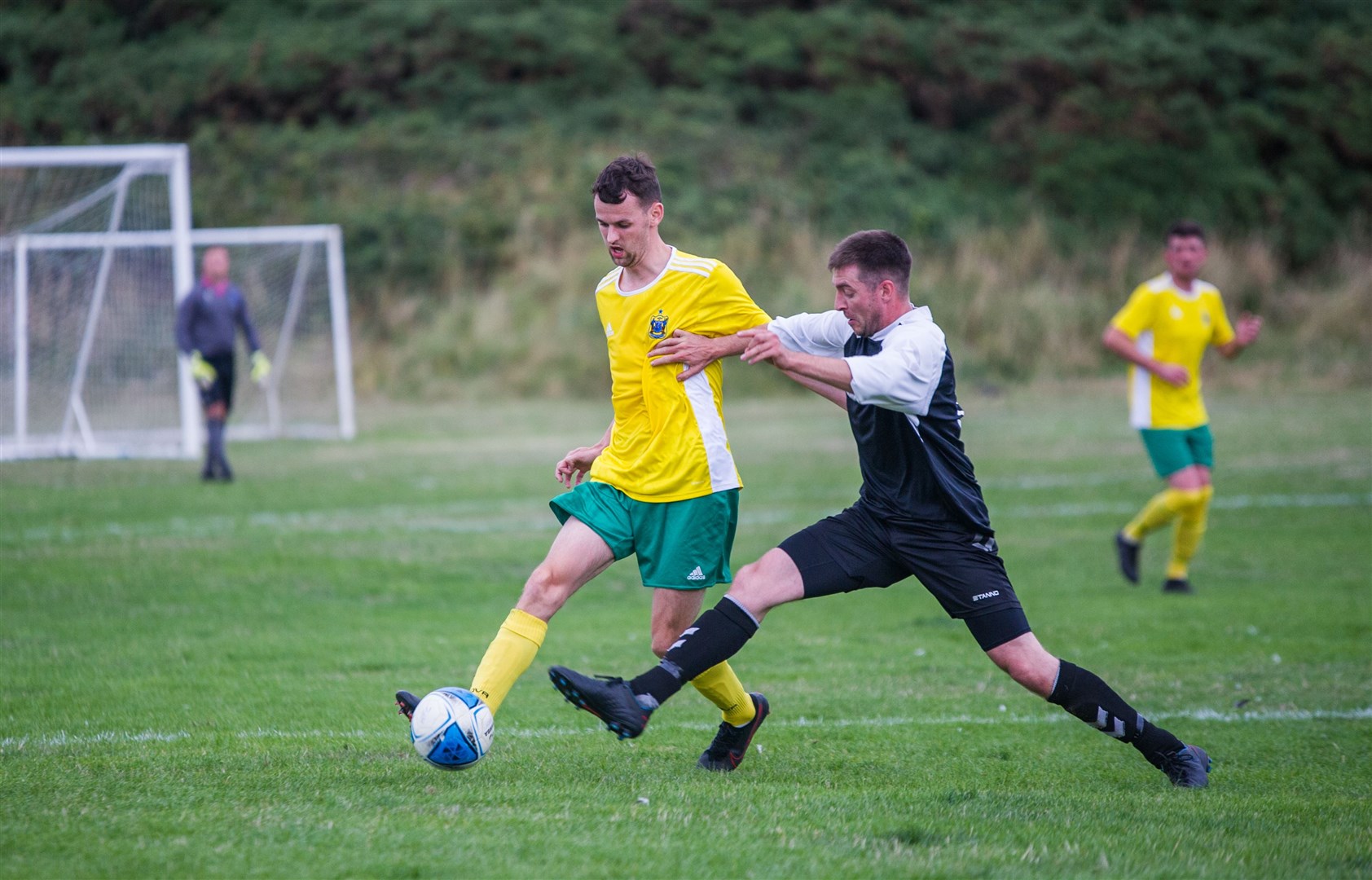 Ryan Farquhar is playing welfare football for Hopeman to get his match fitness up. Picture: Becky Saunderson..