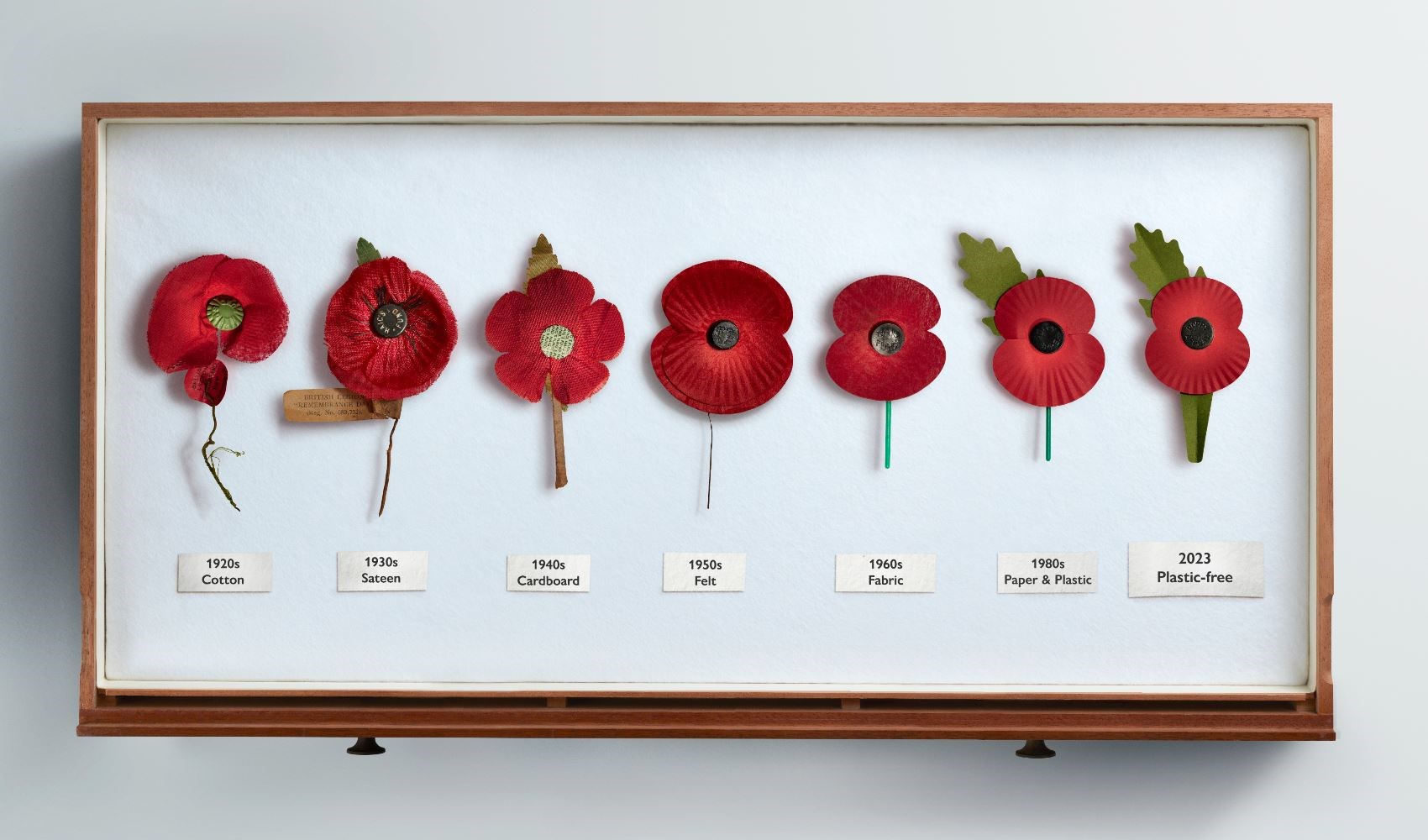 There have been several versions of the poppy since 1921 (Royal British Legion/PA)