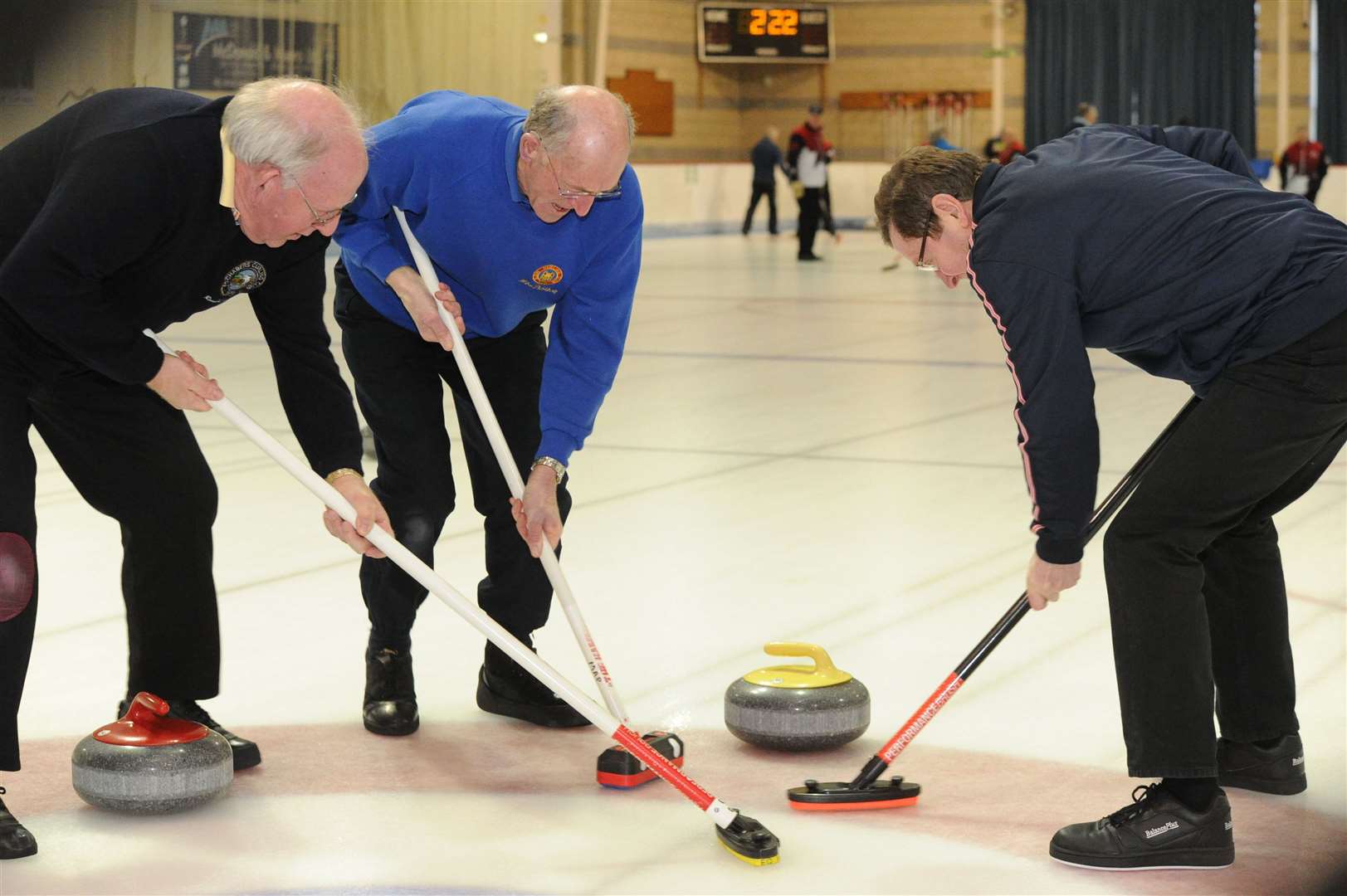Curling at Moray Leisure Centre has resumed.