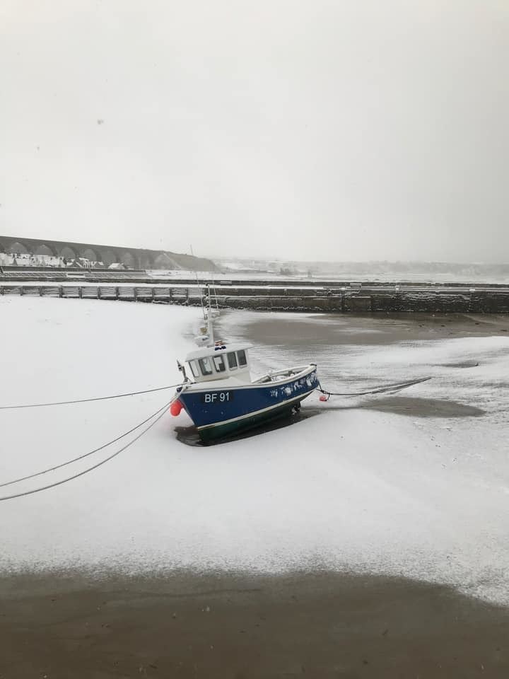 Colin Mair sent this picture of Cullen Harbour.