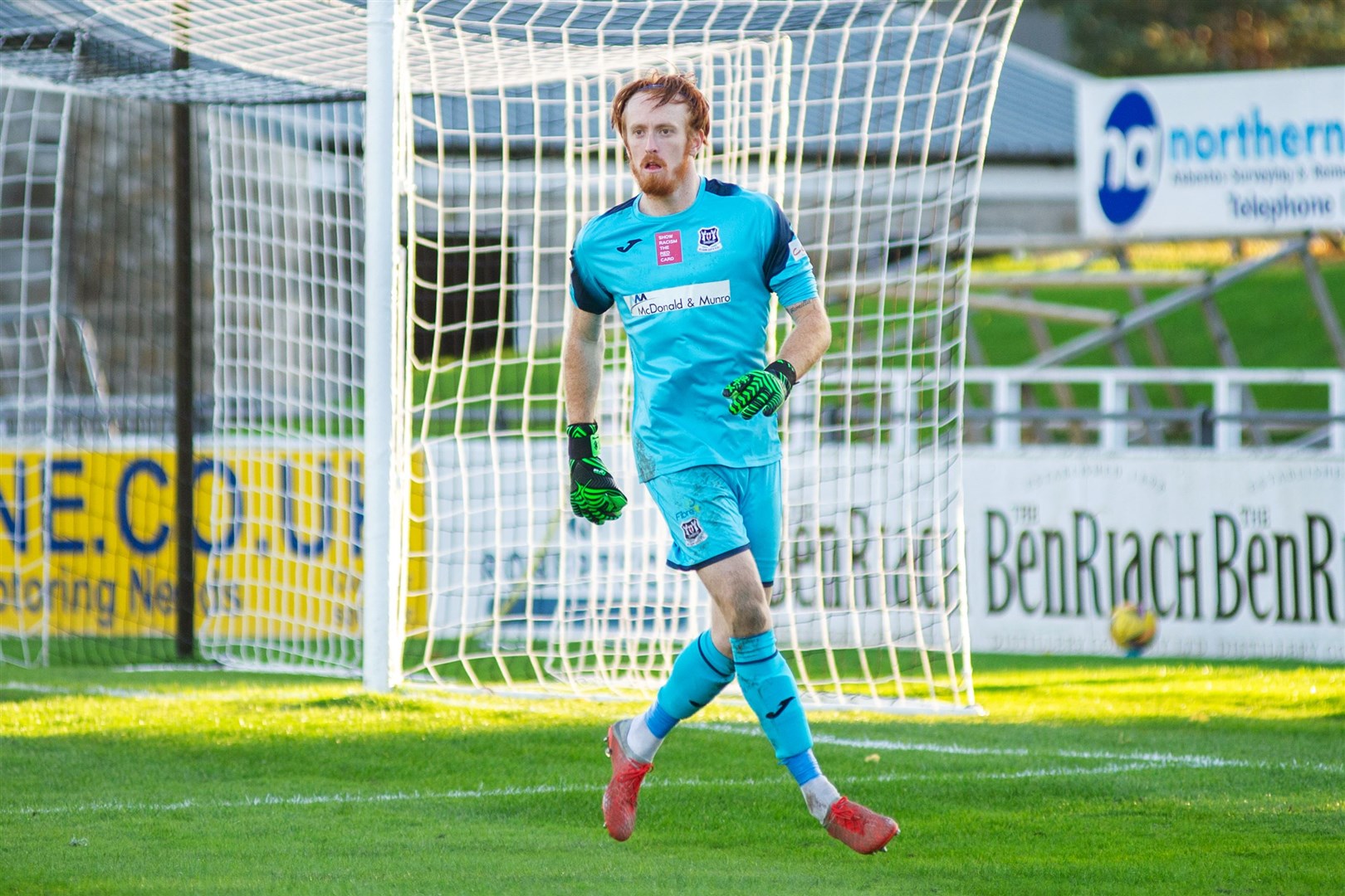 A clean sheet for Elgin City keeper Ton McHale. Picture: Daniel Forsyth..