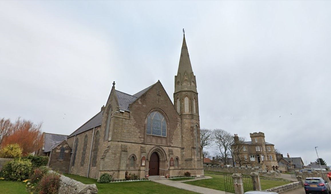 St James Church, Lossiemouth. Image courtesy of GoogleMaps.