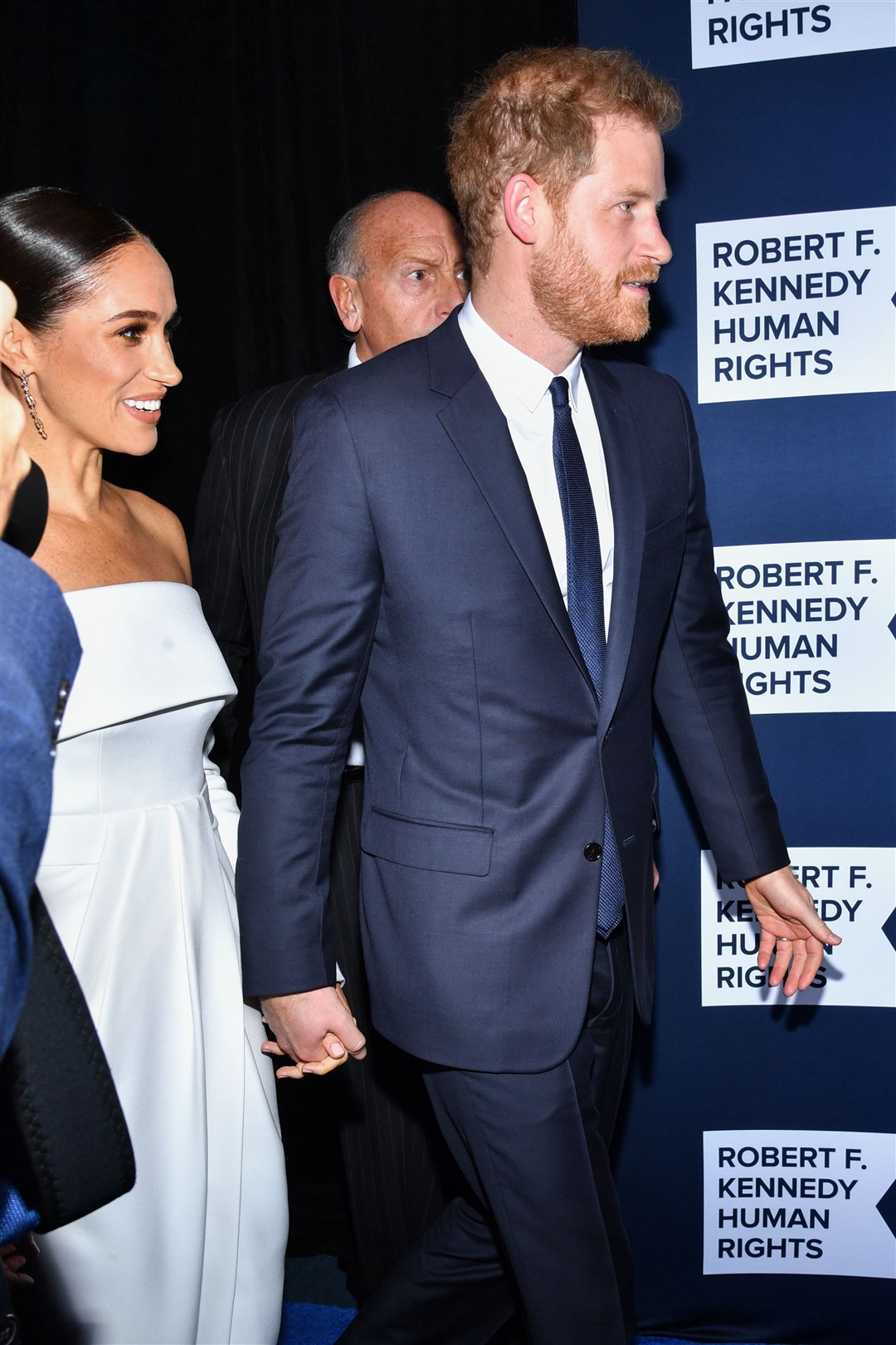 The Duke and Duchess of Sussex pictured as they arrive at the Robert F Kennedy Human Rights Ripple of Hope Awards Gala at the New York Hilton Midtown (PA)