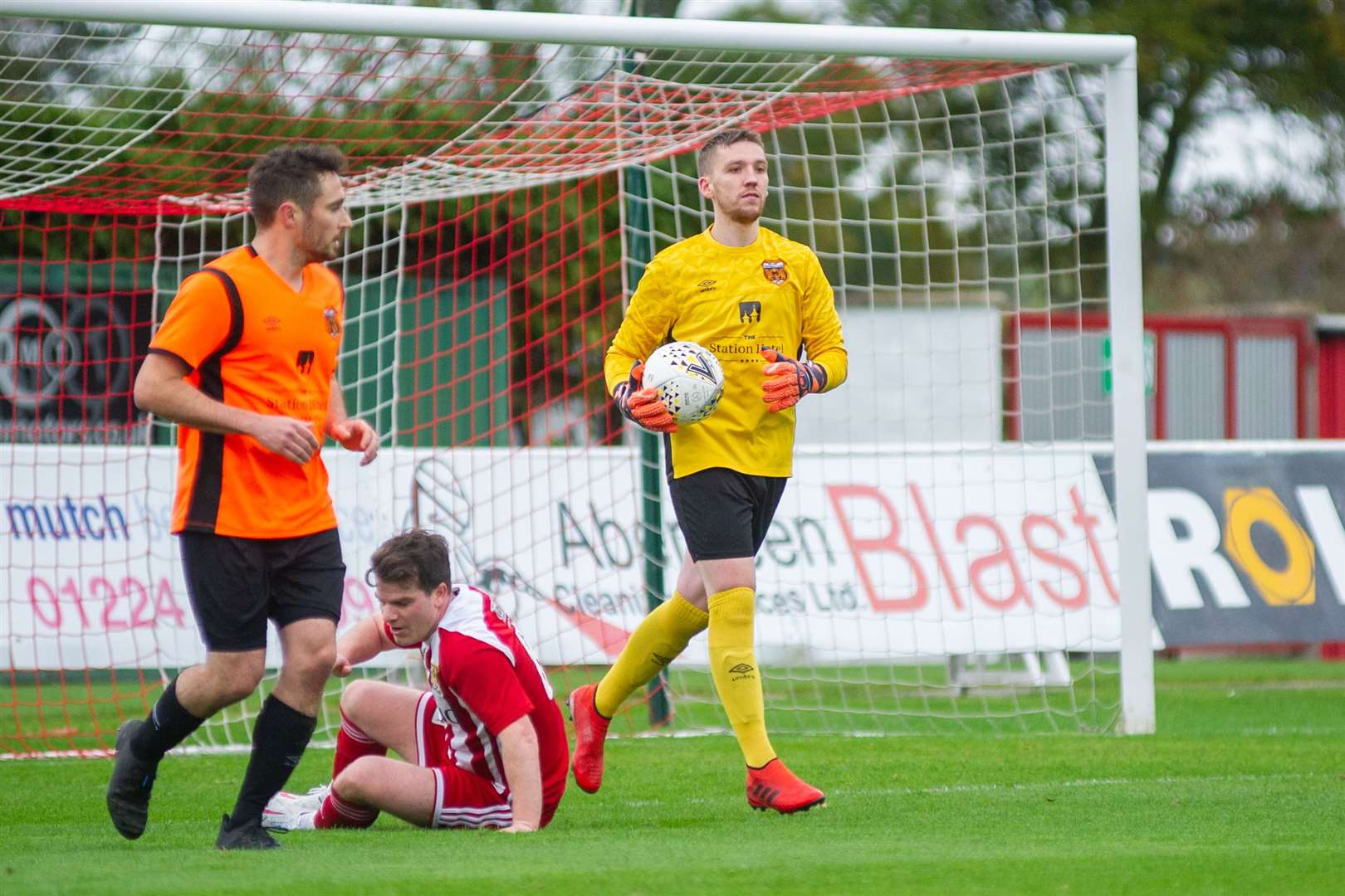 Rothes keeper Sean McCarthy was helpless in preventing Dan Orsi's late winner on Saturday. Picture: Daniel Forsyth.