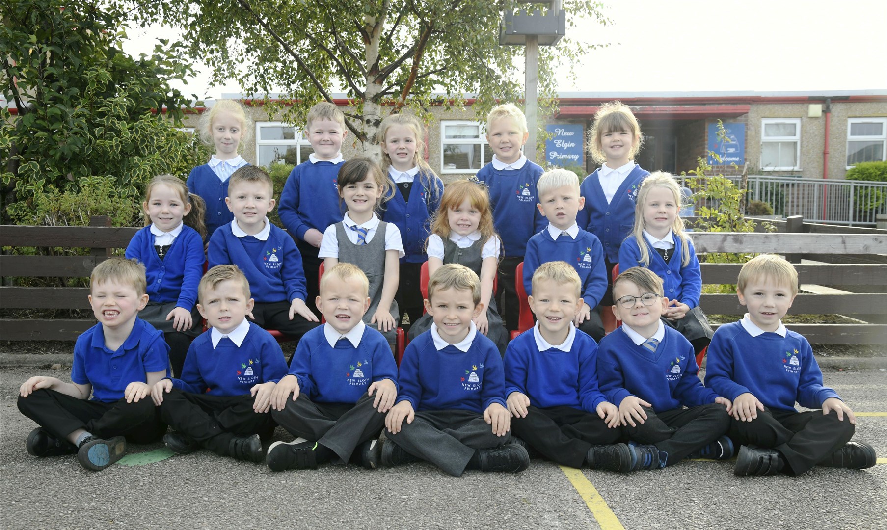 New Elgin Primary School Primary One photo 2022..Northern Scot PR1 Supplement...Picture: Beth Taylor.