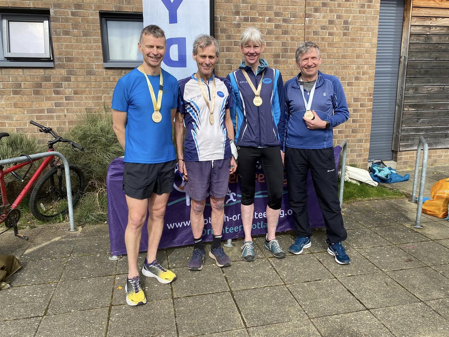 Alan Campbell, Eddie Harwood, Morag McLuckie and Colin Hall all won medals for Moravian.