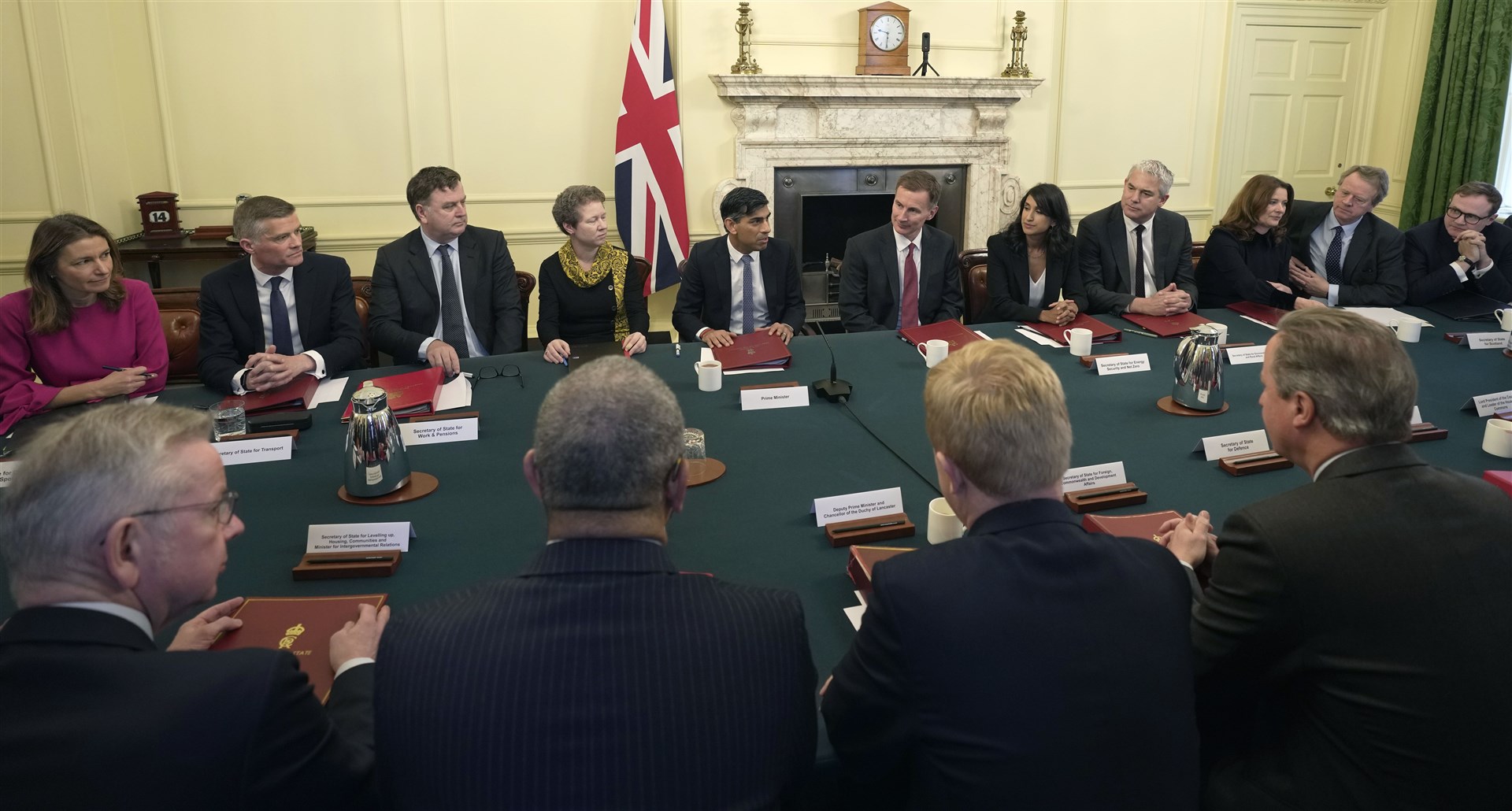 A meeting of the new-look Cabinet following a reshuffle on Monday, at 10 Downing Street (Kin Cheung/PA)