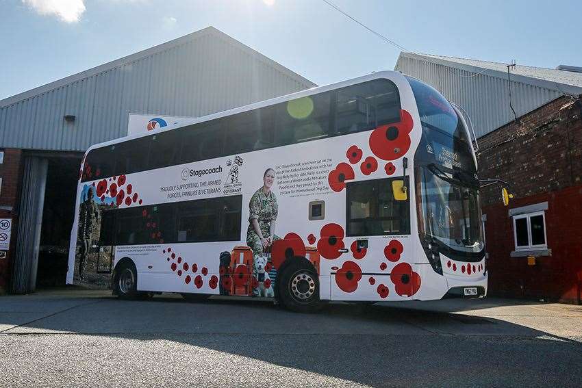 Stagecoach will offer free travel to military and ex-military members over Remembrance weekend.