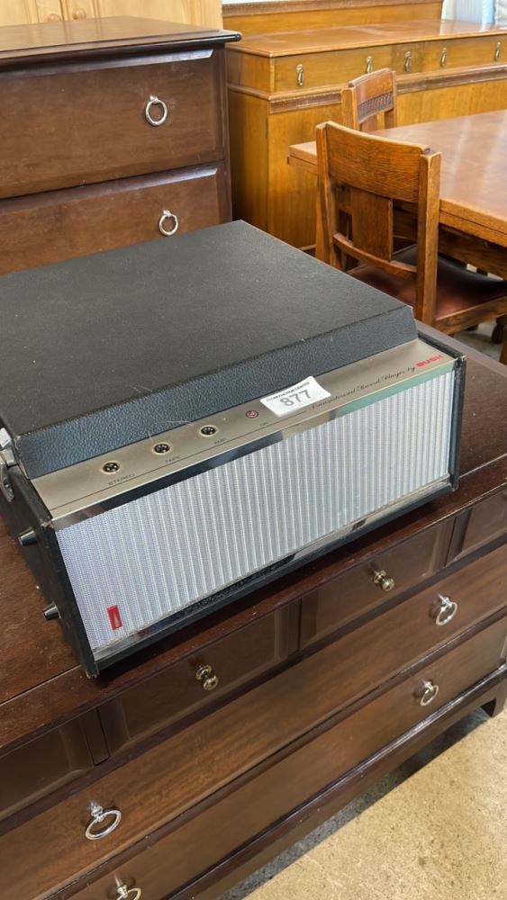 A Bush record player, which had no current bids at the time of publication...Picture: HNM Group