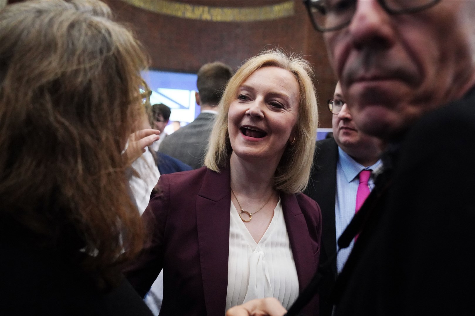 Ms Truss’s book is called Ten Years To Save The West (Victoria Jones/PA)