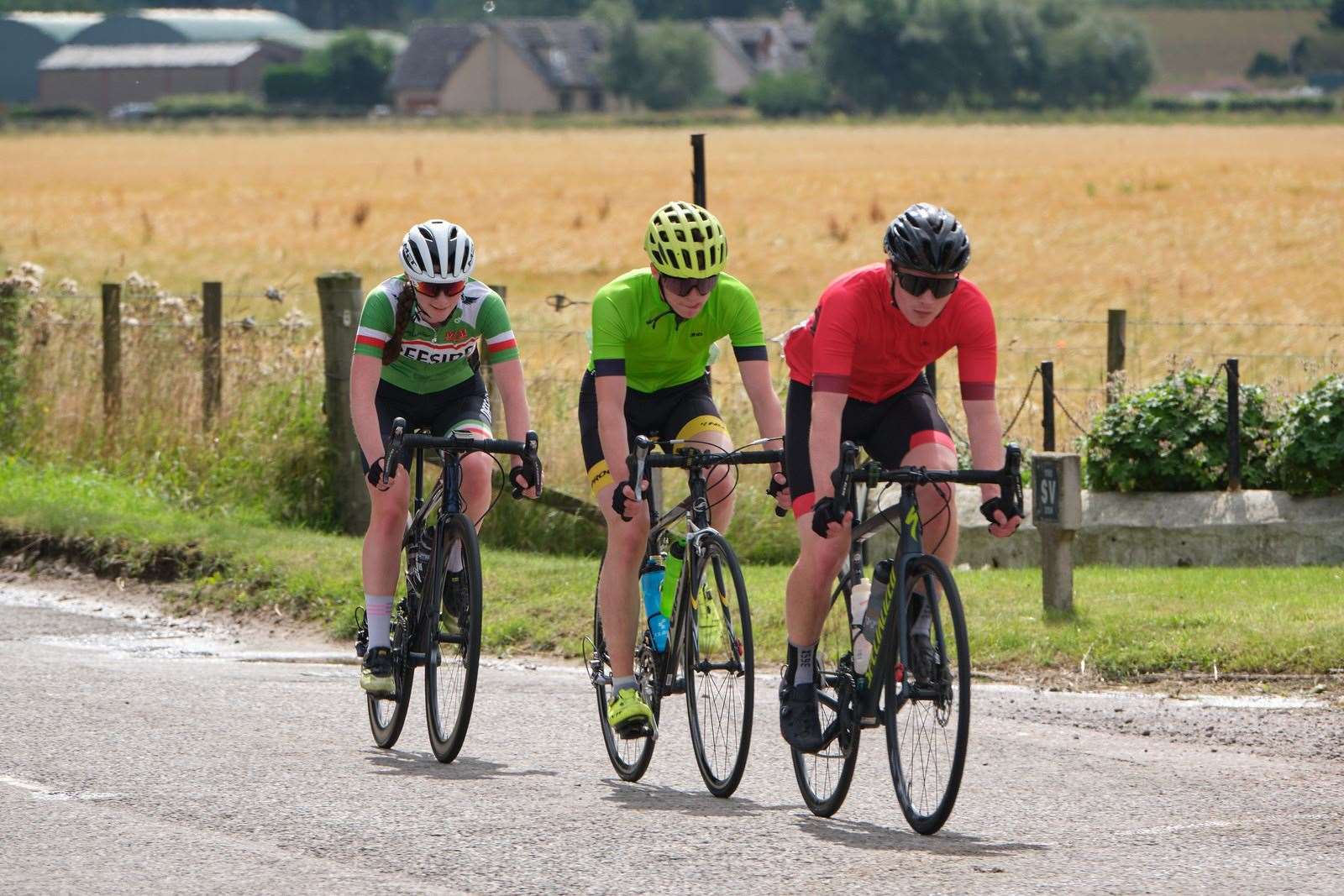 Cyclists take part in an Elgin Cycling Club-organised race. Picture: Tony Carroll