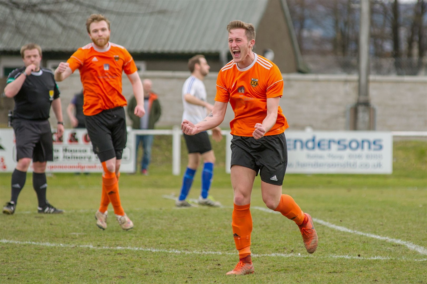 Dale Wood has returned to Rothes but still has ten matches to serve of his SFA suspension. Photo: Daniel Forsyth
