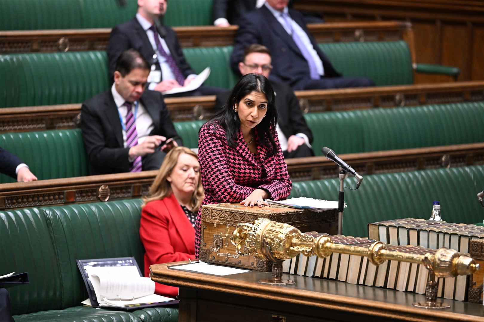 Home Secretary Suella Braverman said Carrick ‘should never have been allowed to remain as an officer for so long’ (UK Parliament/Jessica Taylor/PA)