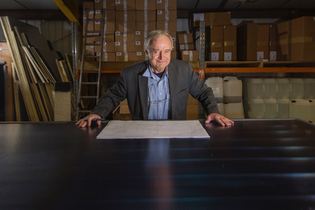 Managing Director of AES Solar George Goudsmit will voice his concerns over the tariff policy changes in March when he meets eneregy minister Claire Perry. Picture: Marc Hindley.
